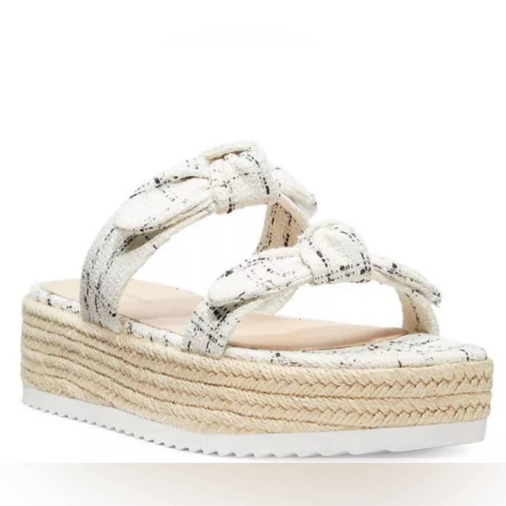 Stuart Weizmann Bandeau Espadrille Flatform NWOB